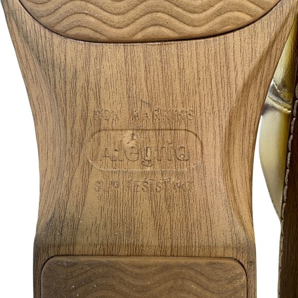 Alegria Style Krystal Style Sandals Womens 9.5 - 10 EU40 Gold Champagne - Picture 16 of 16